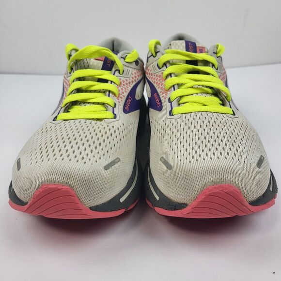 Brooks Ghost 14 Women's Running Shoes White Pink Purple Size 10 M - Picture 7 of 16